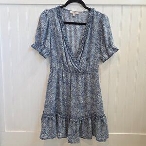 Inspired Hearts Paisley Print Mini Dress